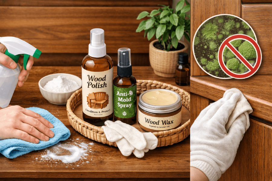 台灣潮濕氣候必看！木質家具清潔與防霉保養技巧